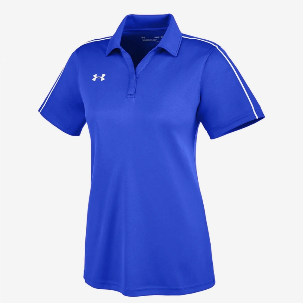 Under Armour, Woman's Tech Polo, Royal Blue/White , M